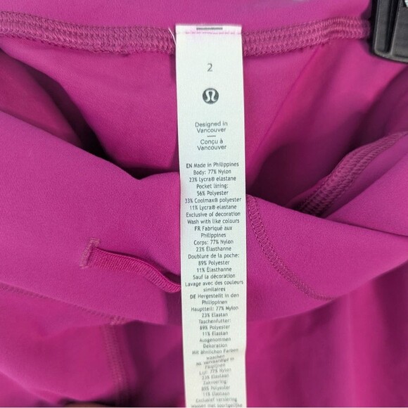 Lululemon Wunder Train High Rise Shorts 8" Women's Size 2 - Picture 8 of 8
